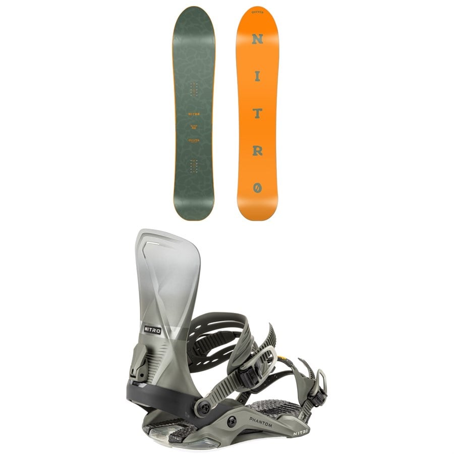 Nitro Slash Snowboard + Phantom Snowboard Bindings 2026
