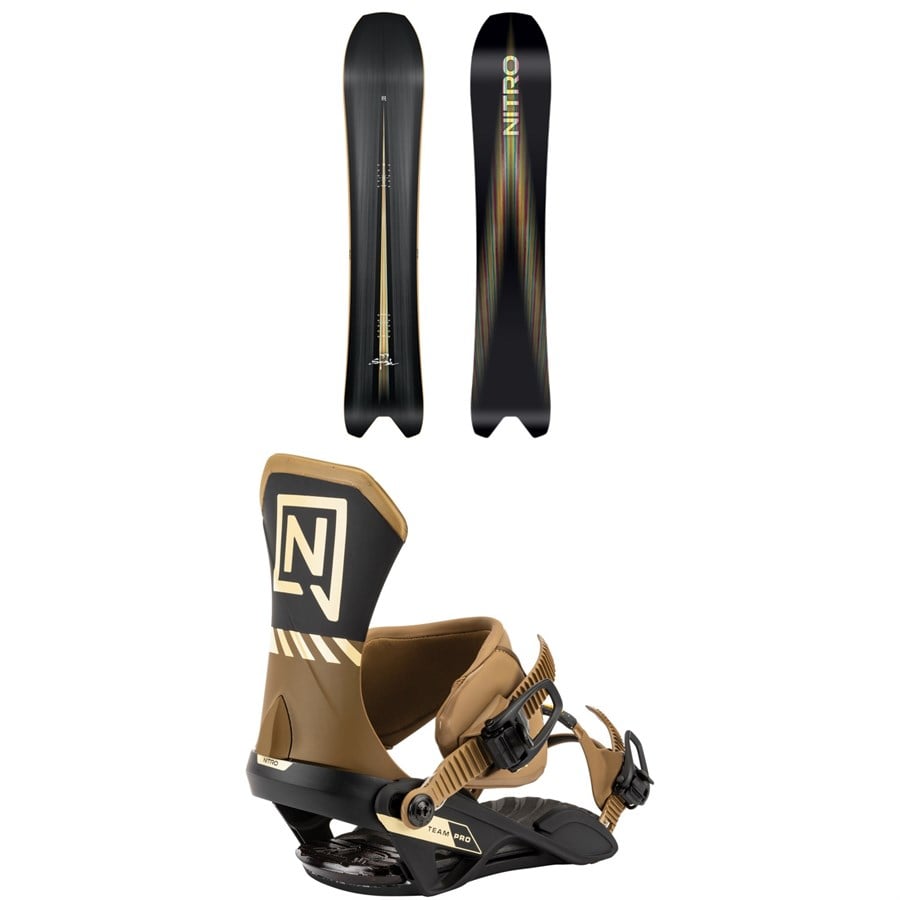 Nitro Squash Snowboard + Team Pro Snowboard Bindings 2026