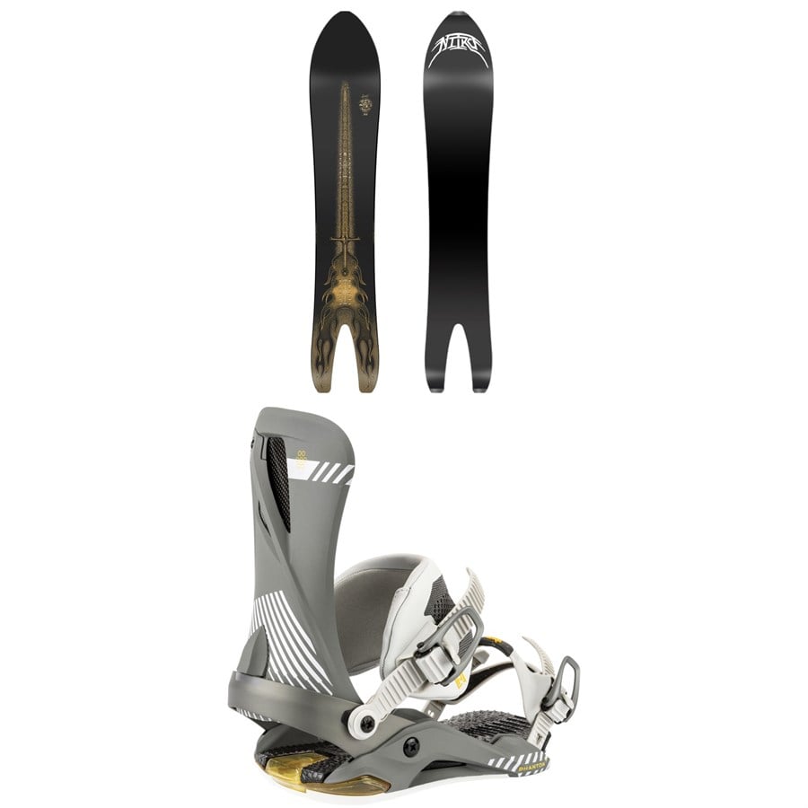 Nitro Stiletto RS x Drew Hicken Snowboard + Phantom + Snowboard Bindings 2026