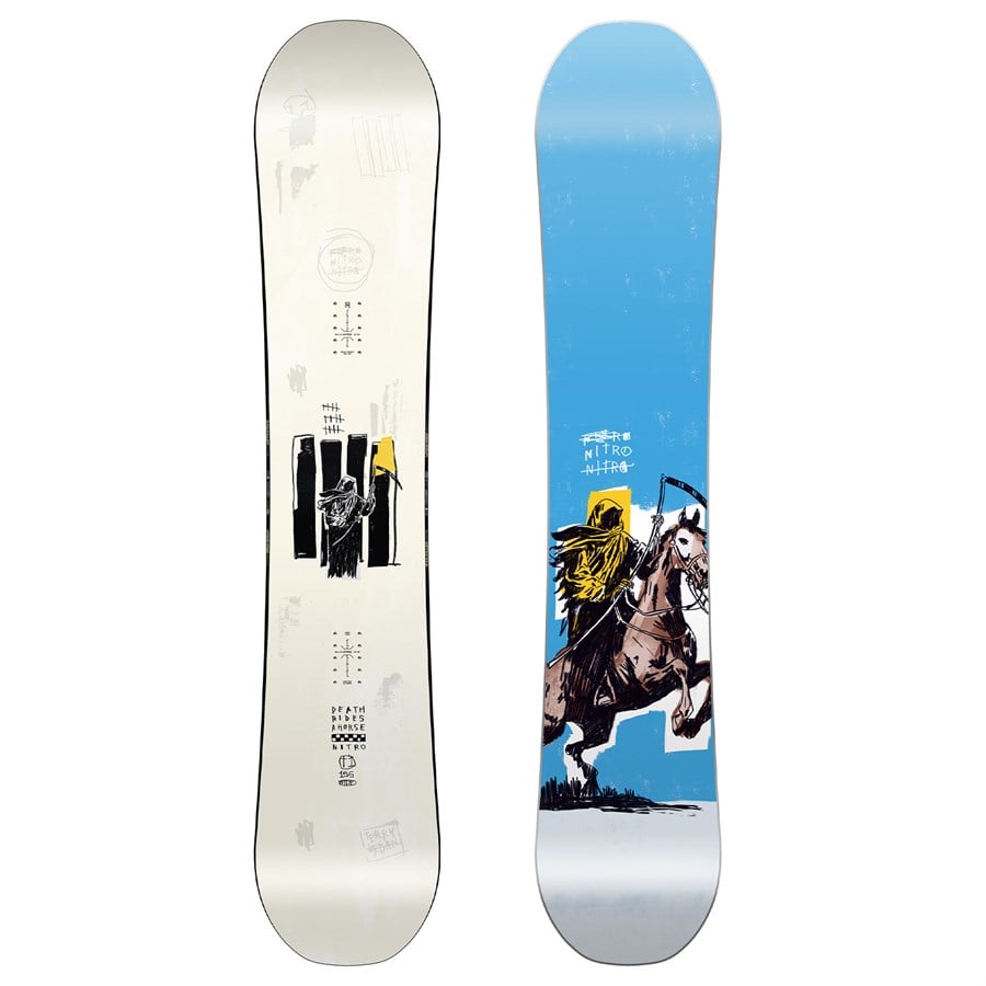 Nitro T1 Snowboard + Team Snowboard Bindings 2026