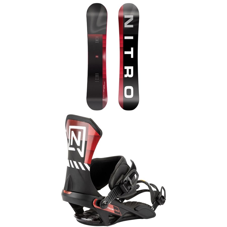 Nitro Team Pro Snowboard + Team Pro Snowboard Bindings 2026