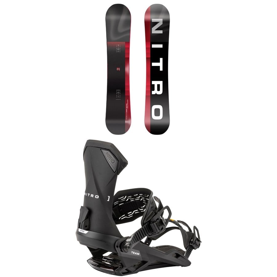 Nitro Team Pro Snowboard + Team Snowboard Bindings 2026