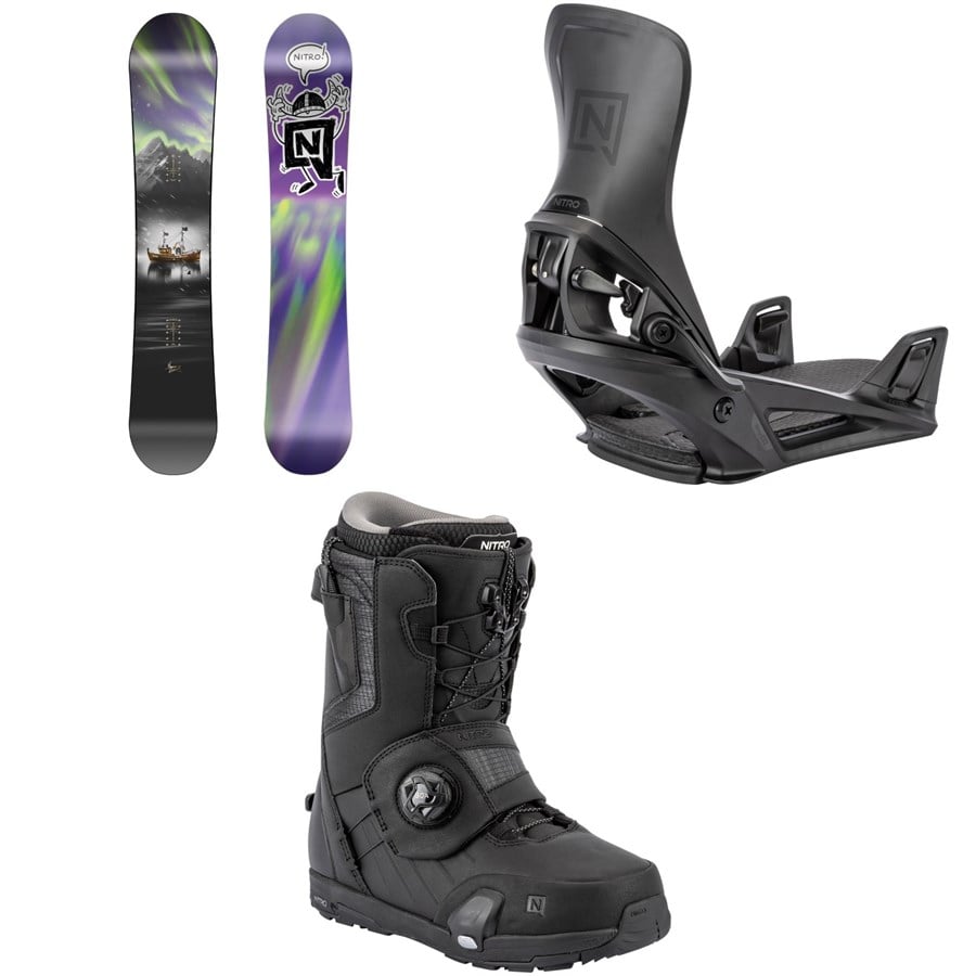 Nitro Team Pro x Marcus Kleveland Snowboard + Step On Snowboard Bindings + Profile Step On TLS Snowboard Boots 2026