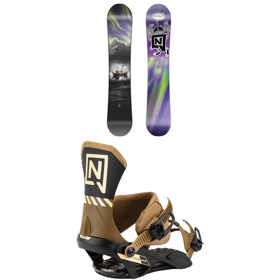 Nitro Team Pro x Marcus Kleveland Snowboard + Team Pro Snowboard Bindings 2026