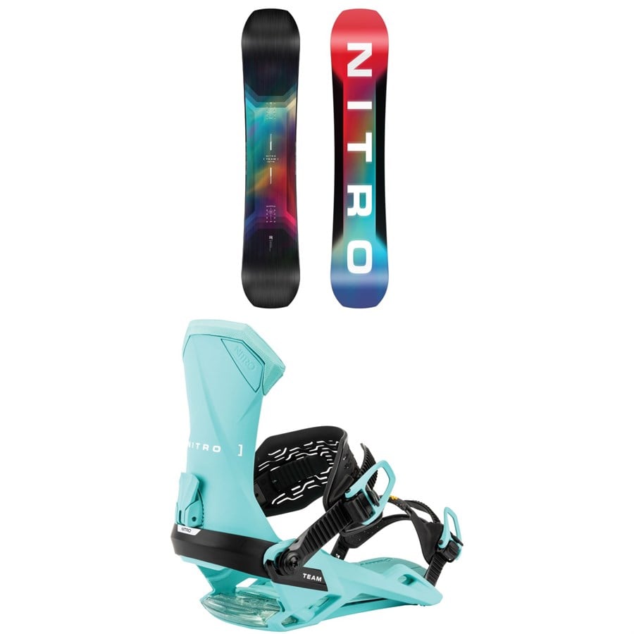 Nitro Team Snowboard + Team Snowboard Bindings 2026