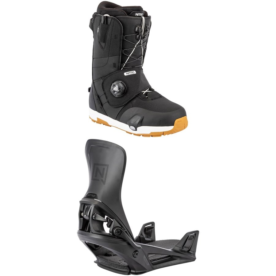 Nitro Venture Step On TLS Snowboard Boots + Step On Snowboard Bindings 2026