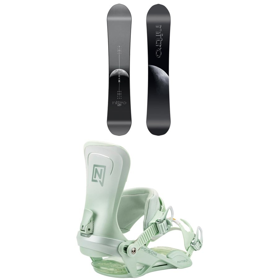 Nitro Victoria Snowboard + Poison Snowboard Bindings - Women's 2026