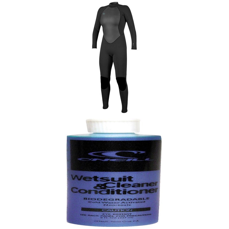 O'Neill 3/2 Reactor II Back Zip Wetsuit - Women's + O'Neill Wetsuit Cleaner