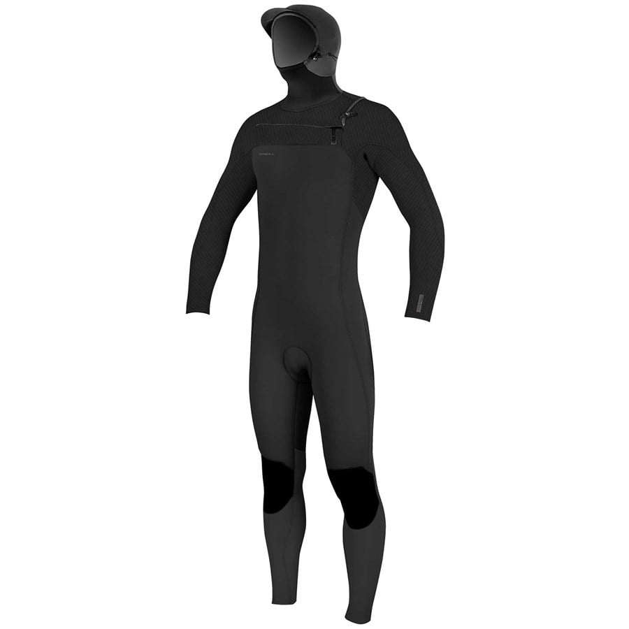 O'Neill 5/4+ Hyperfreak Chest Zip Hooded Wetsuit + 5mm Psycho Tech ST Wetsuit Boots