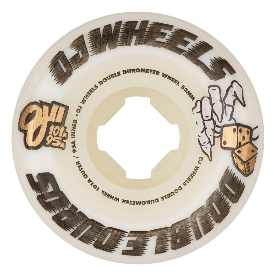 OJ Double Duro White Mini Combo 101a/95a Skateboard Wheels