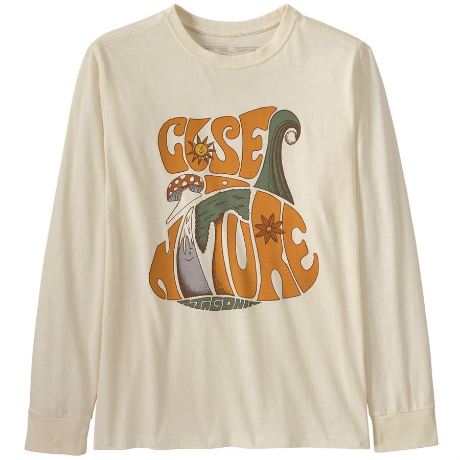 Patagonia Regenerative Long-Sleeve Organic Cotton Graphic T-Shirt - Kids'