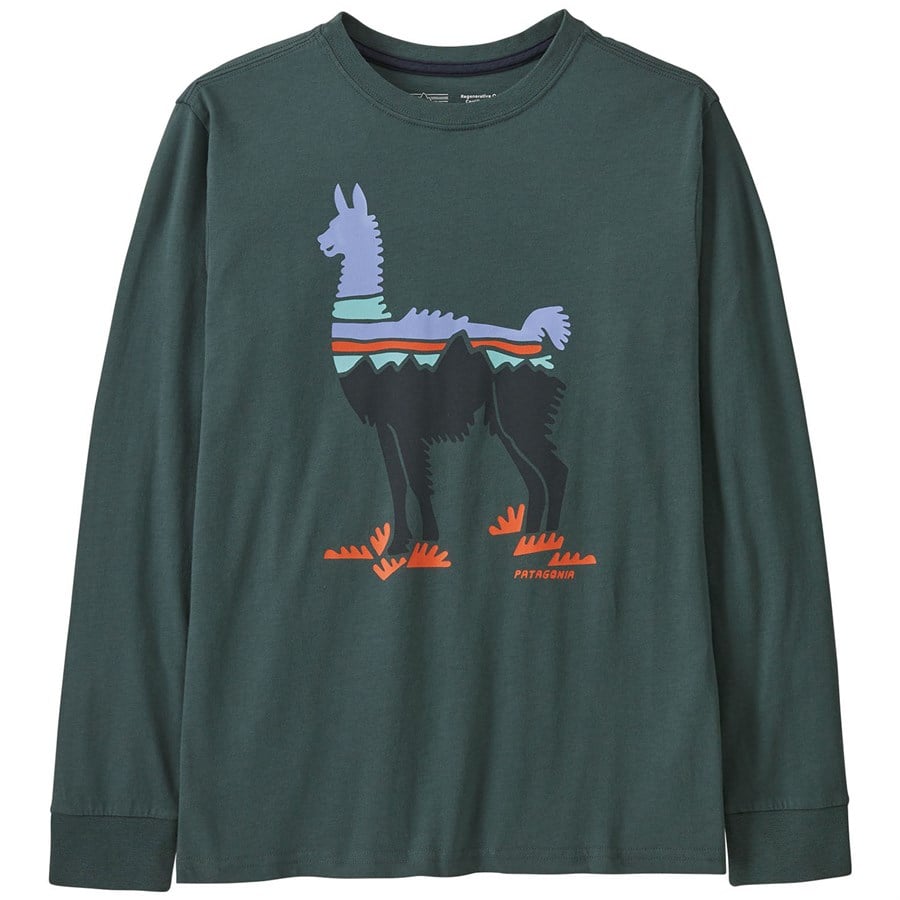 Patagonia Regenerative Long-Sleeve Organic Cotton Graphic T-Shirt - Kids'
