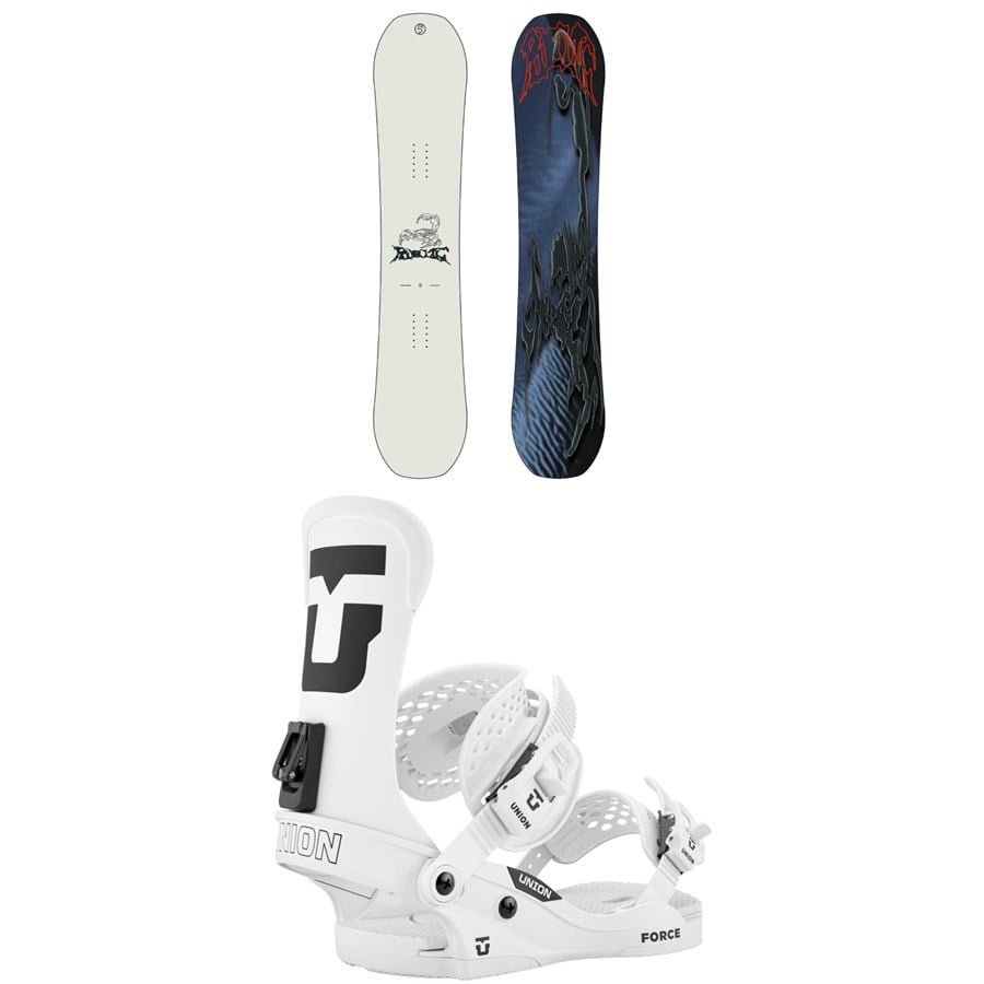 Public Snowboards Display Snowboard + Union Force Classic Snowboard Bindings 2026