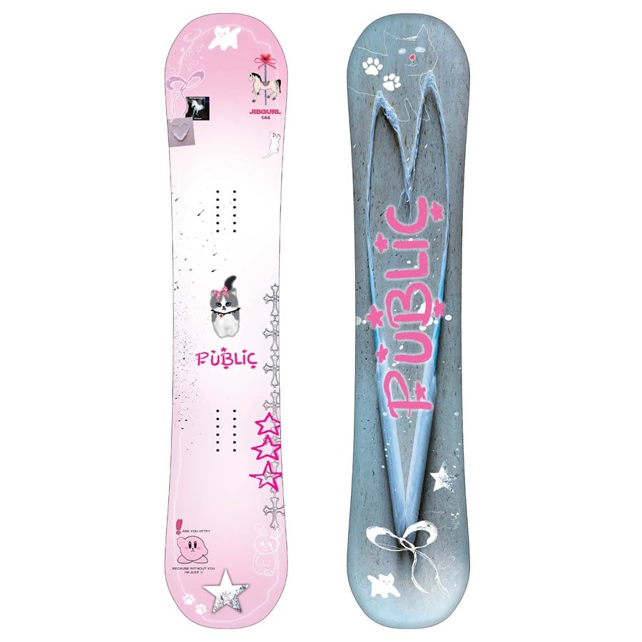 Public Snowboards Jibgurl Snowboard + Ride Specter Snowboard Bindings - Women's 2026