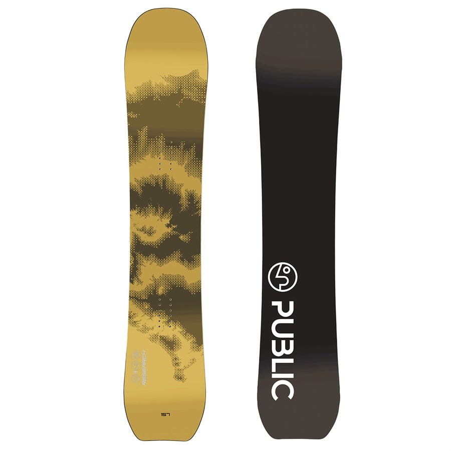 Public Snowboards Research Snowboard + Union Force Snowboard Bindings 2025