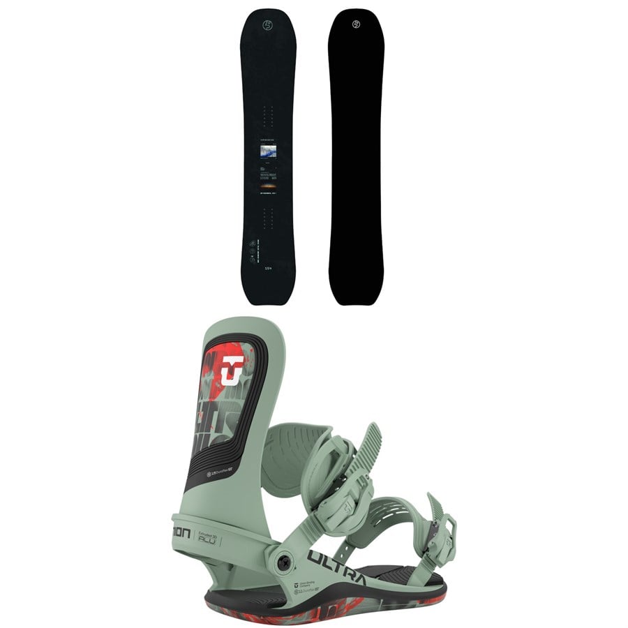 Public Snowboards Research Snowboard + Union Ultra Snowboard Bindings 2026