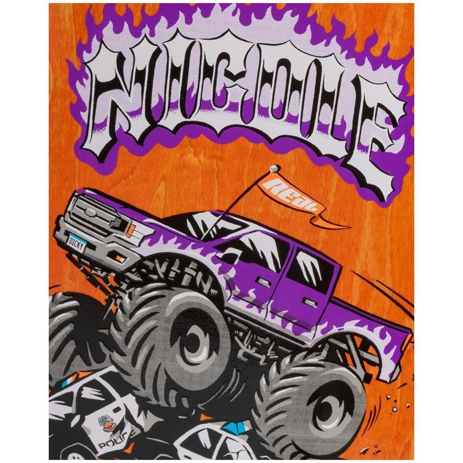 Real Nicole Pig Romp True Fit 8.25 Skateboard Deck