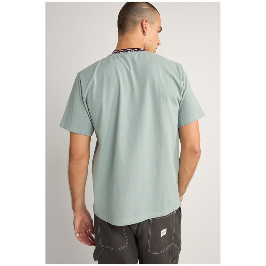 Rhythm Contrast Neckband Short-Sleeve T-Shirt - Men's