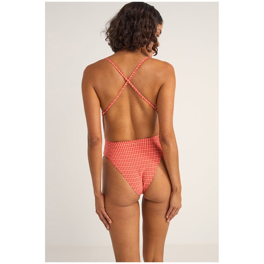 Rhythm Lola Check Cross Back Once Piece - Women's