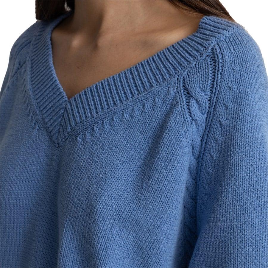 Rhythm Moonstone Oversized V Neck Sweater - Women's