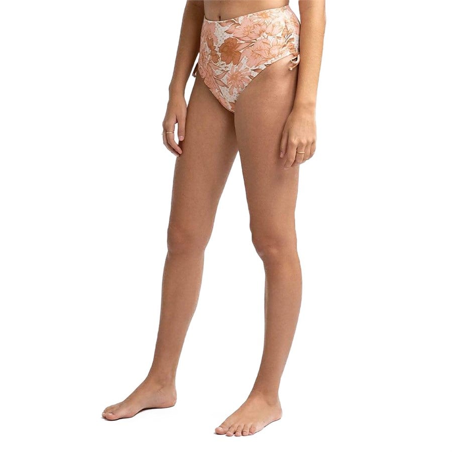 Rhythm Ohana High-Waist Tie Side Bikini Bottoms - Women's