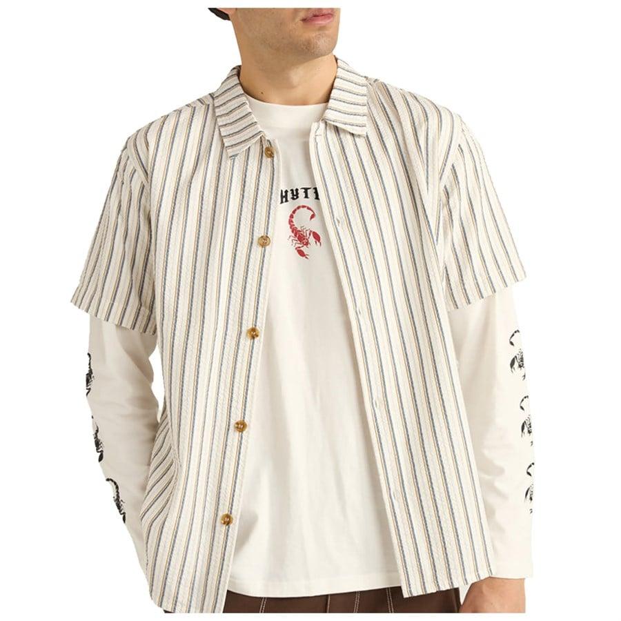 Rhythm Seersucker Stripe Short-Sleeve Shirt - Men's