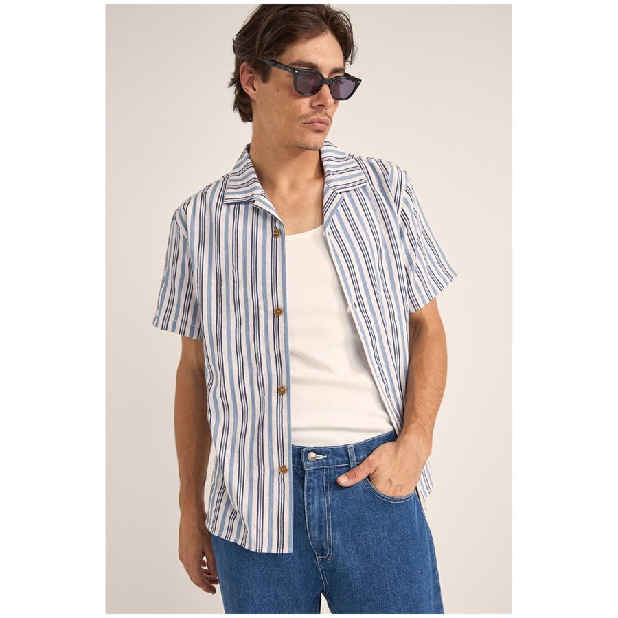 Rhythm Vacation Stripe Short-Sleeve Short - Men's