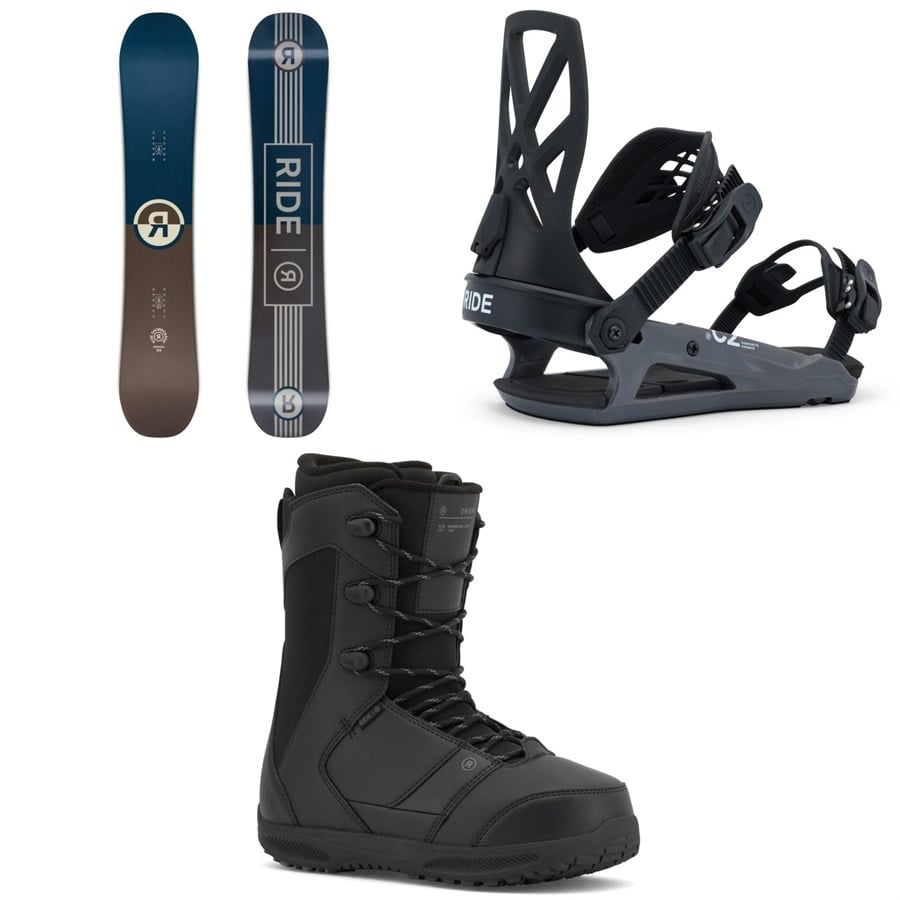 Ride Agenda Snowboard + C-2 Snowboard Bindings + Orion Snowboard Boots 2026