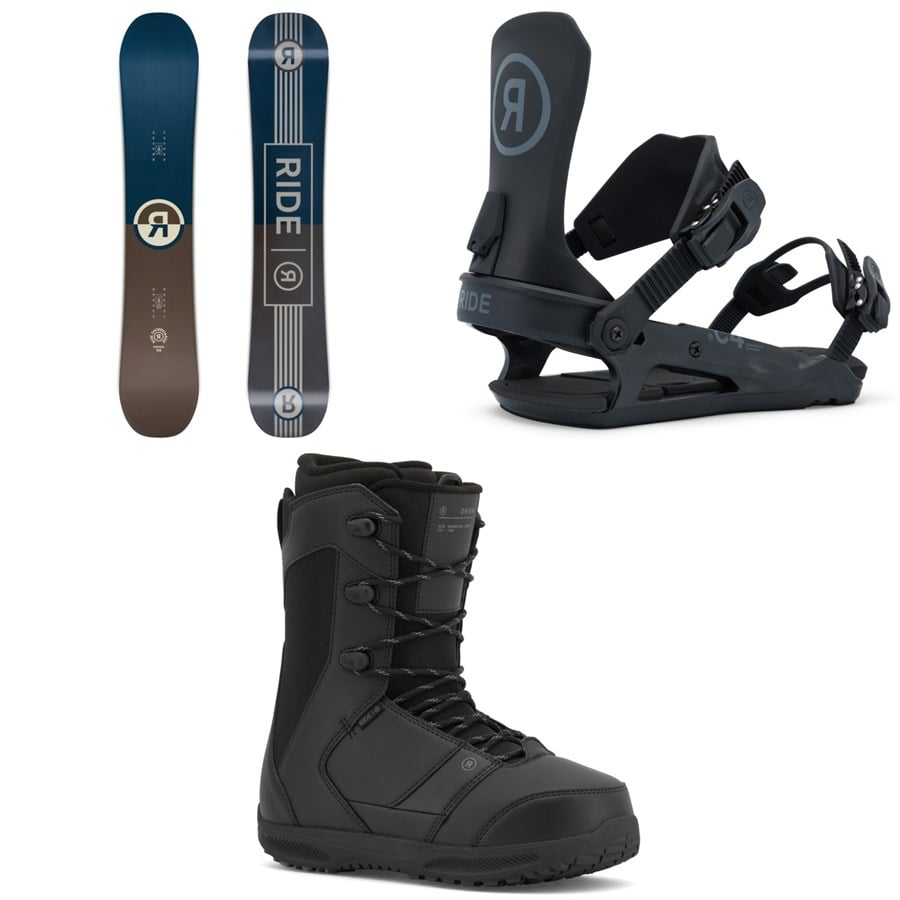 Ride Agenda Snowboard + C-4 Snowboard Bindings + Orion Snowboard Boots 2026