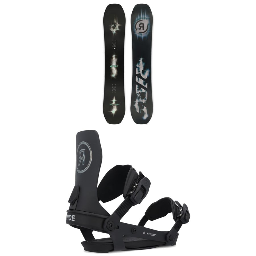Ride Algorythm Snowboard + A-6 Snowboard Bindings 2025