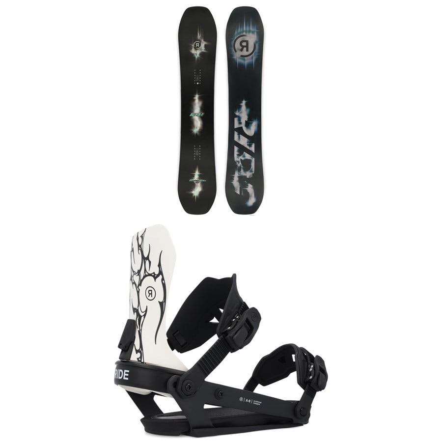 Ride Algorythm Snowboard + A-8 Snowboard Bindings 2025