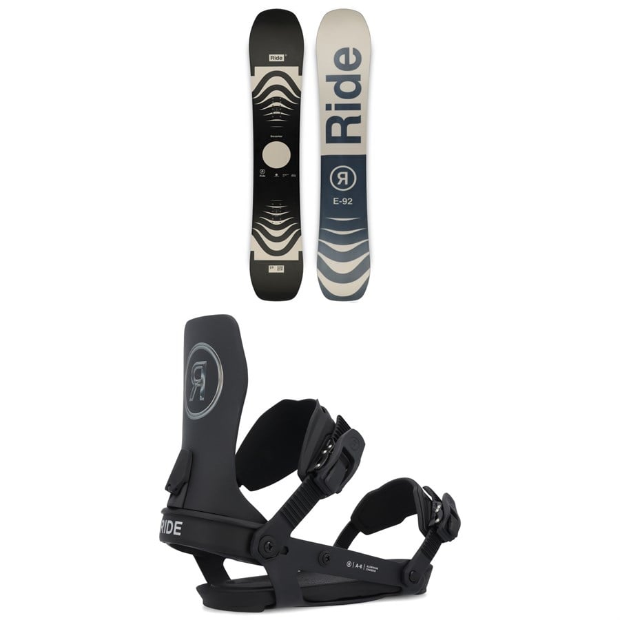 Ride Berzerker Snowboard + A-6 Snowboard Bindings 2025