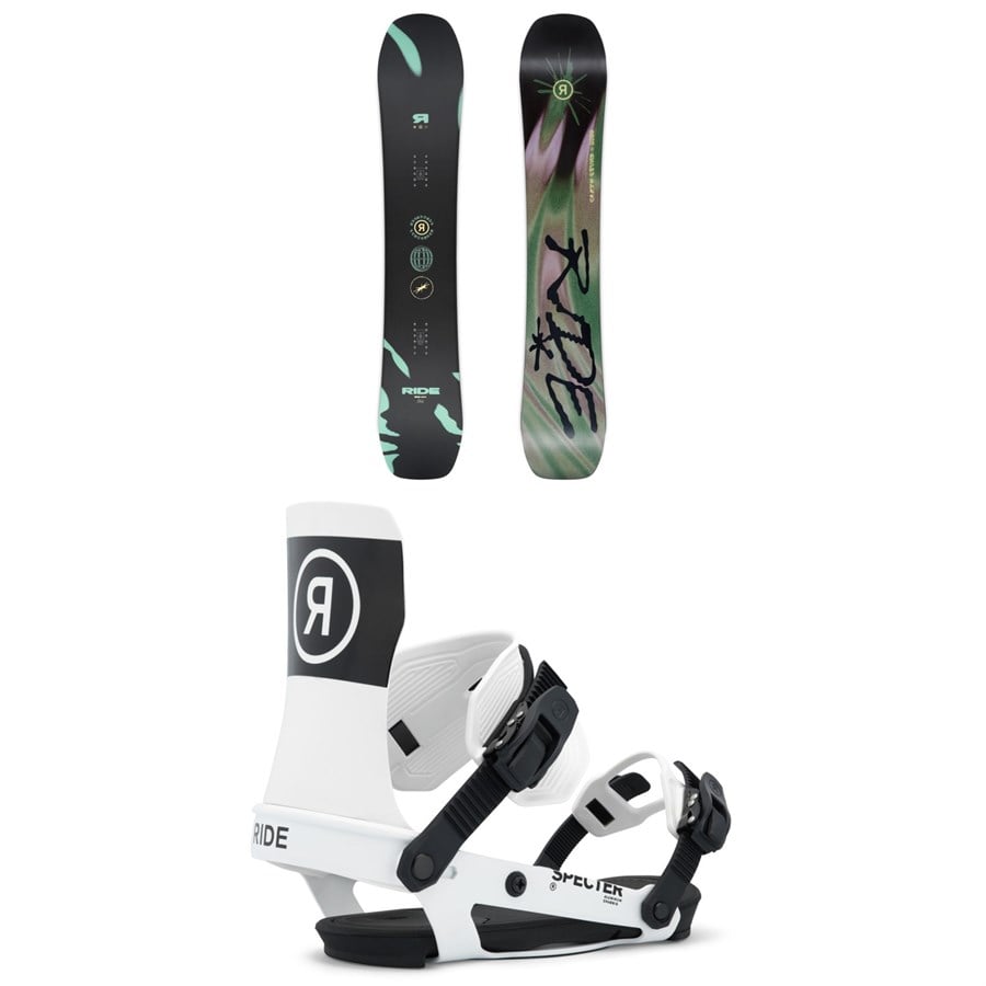 Ride Berzerker Snowboard + Specter Snowboard Bindings 2026