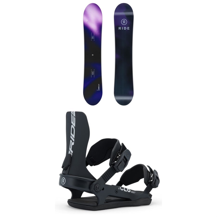 Ride Compact Snowboard + CL-6 Snowboard Bindings - Women's 2026