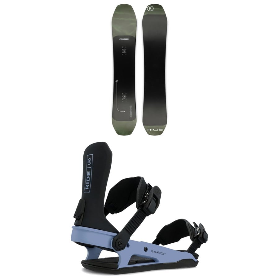 Ride Deep Fake Snowboard + Ride CL-6 Snowboard Bindings - Women's 2025