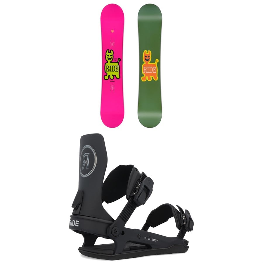 Ride Kink Snowboard + C-6 Snowboard Bindings 2026