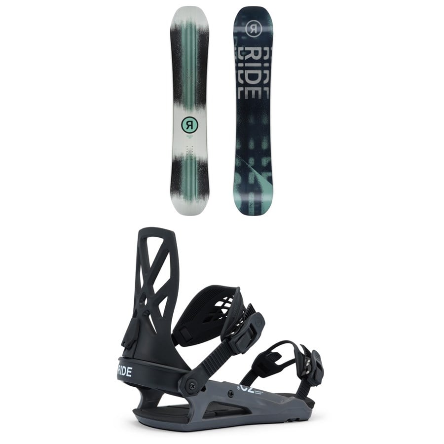 Ride Manic Snowboard + C-2 Snowboard Bindings 2026
