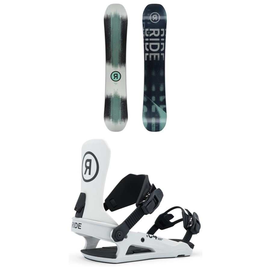Ride Manic Snowboard + C-4 Snowboard Bindings 2026