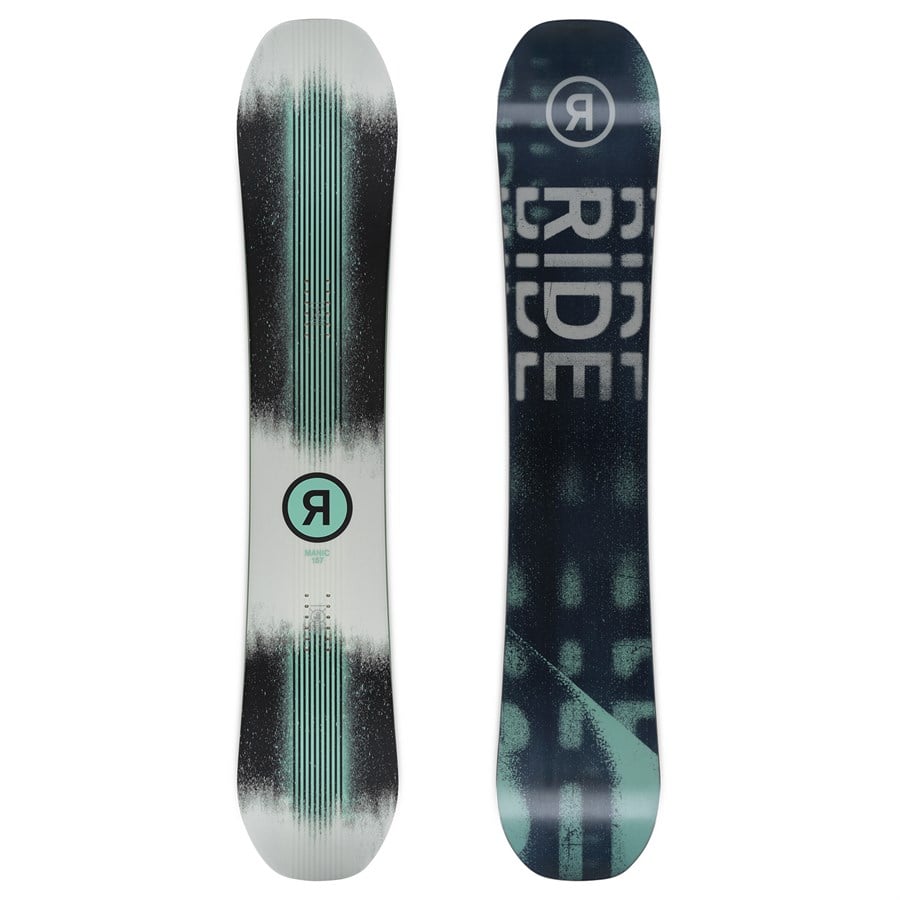Ride Manic Snowboard + C-4 Snowboard Bindings 2026