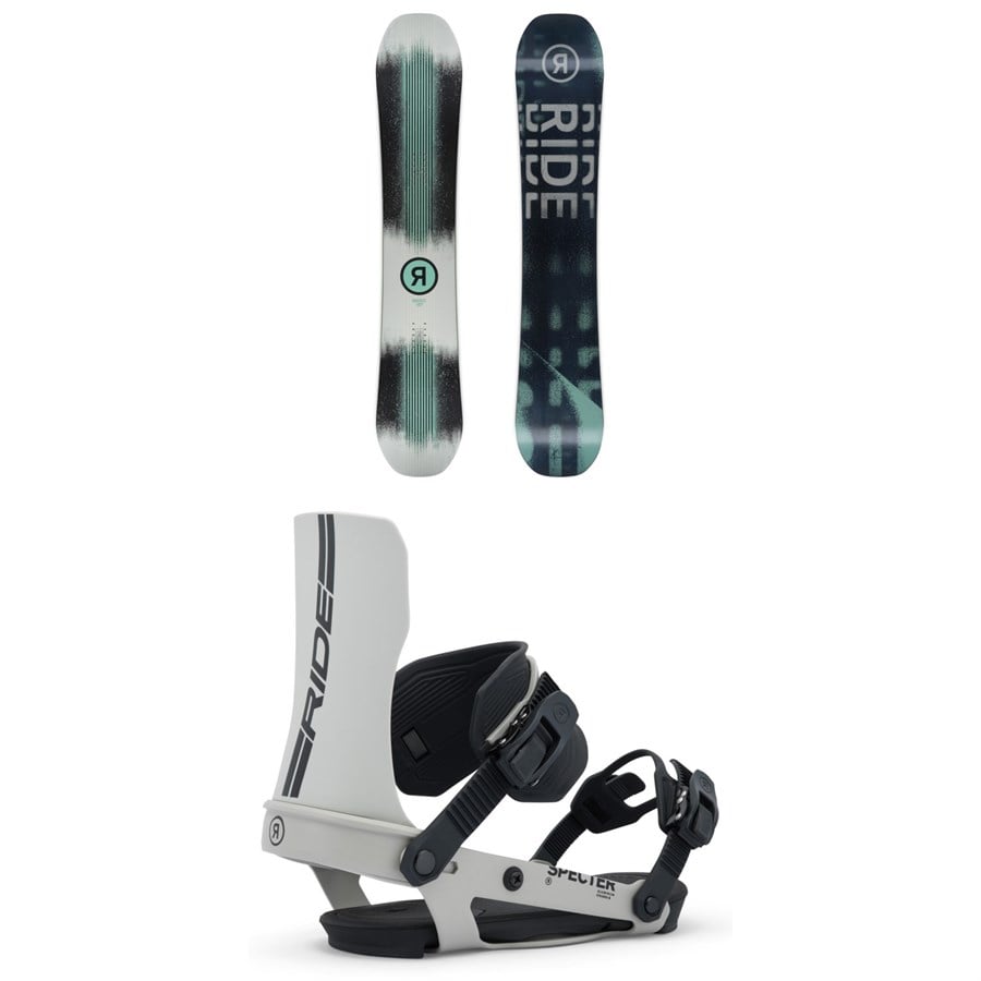 Ride Manic Snowboard + Specter Snowboard Bindings 2026