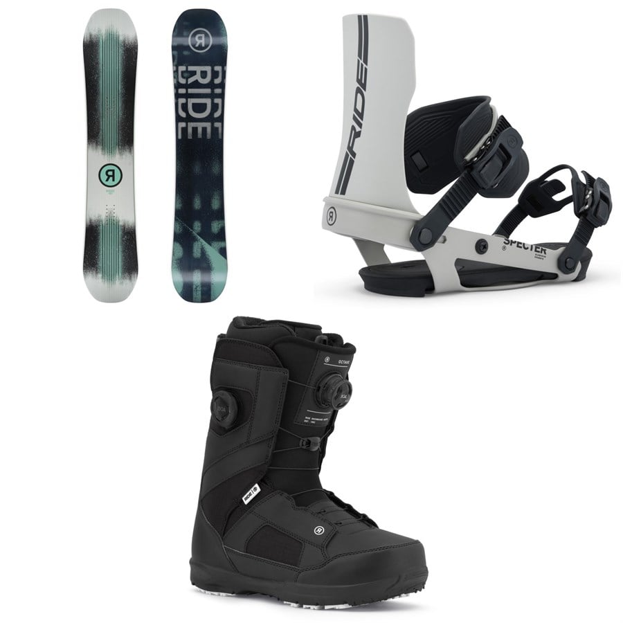 Ride Manic Snowboard + Specter Snowboard Bindings + Octave Snowboard Boots 2026