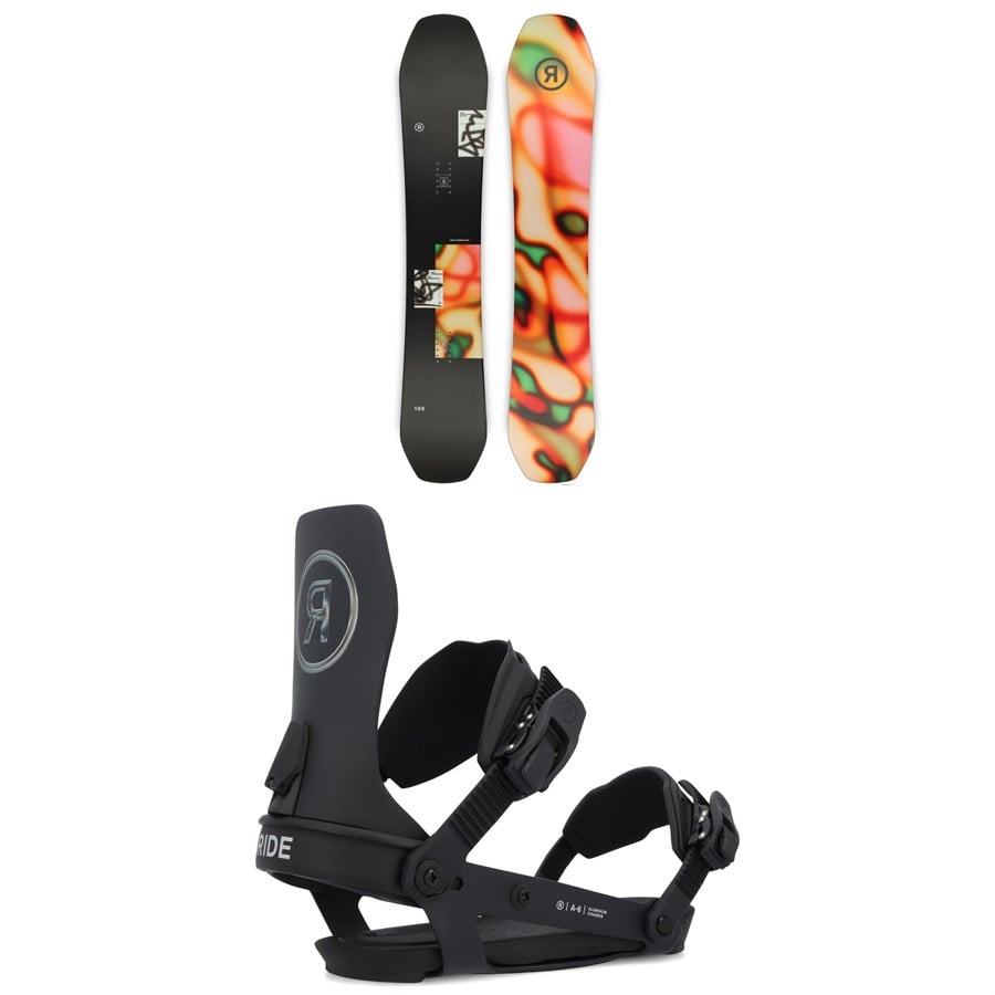Ride Moderator Snowboard + A-6 Snowboard Bindings 2025