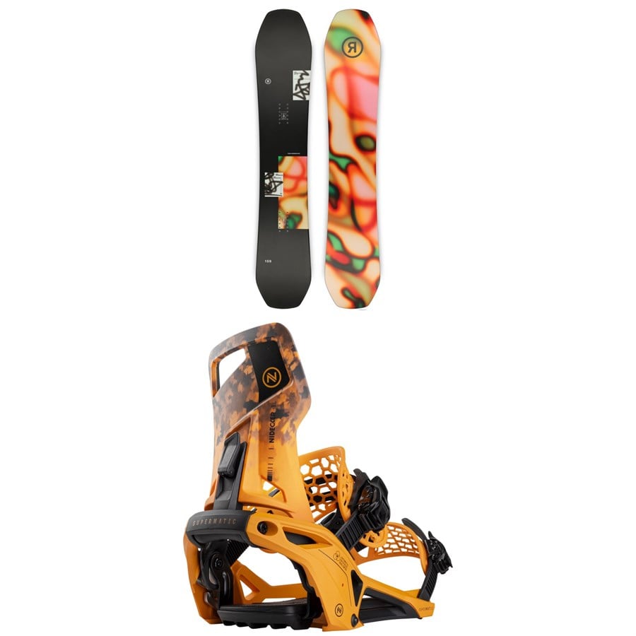 Ride Moderator Snowboard + Nidecker Supermatic Snowboard Bindings 2025