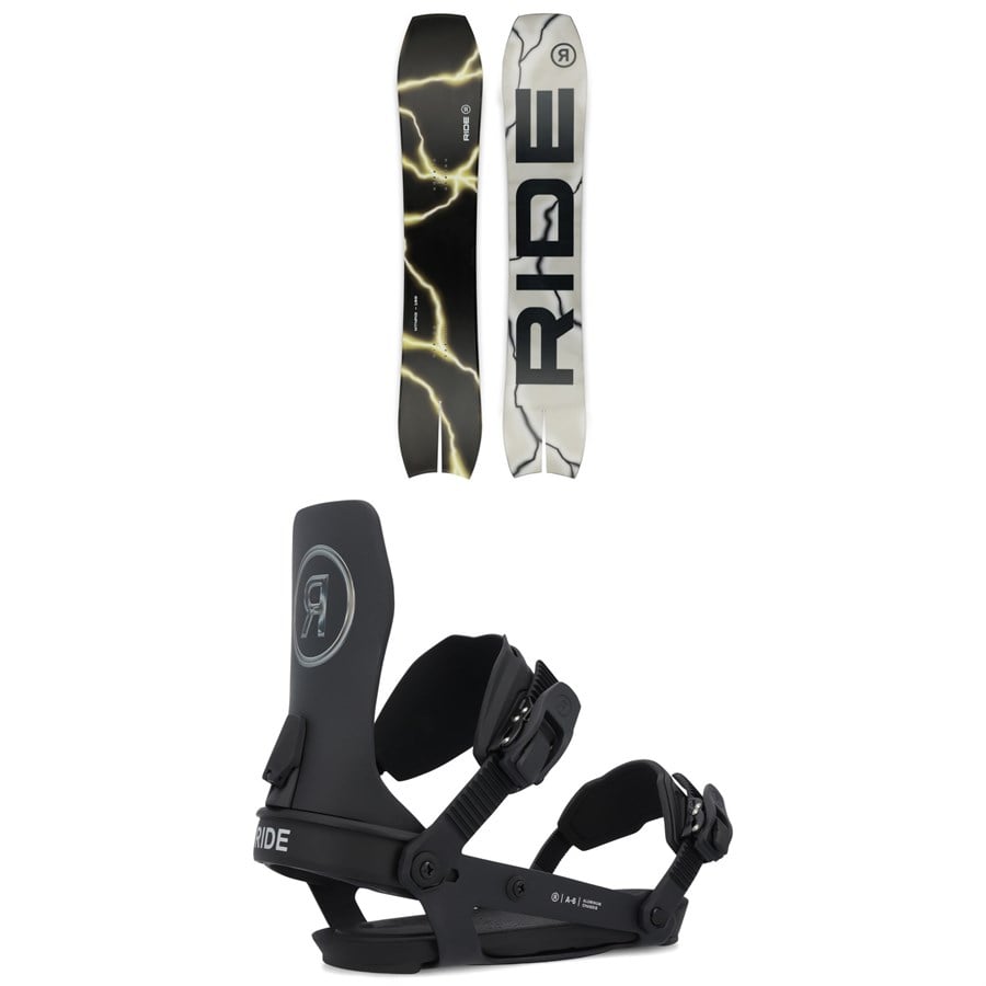 Ride MTNpig Snowboard + A-6 Snowboard Bindings 2025