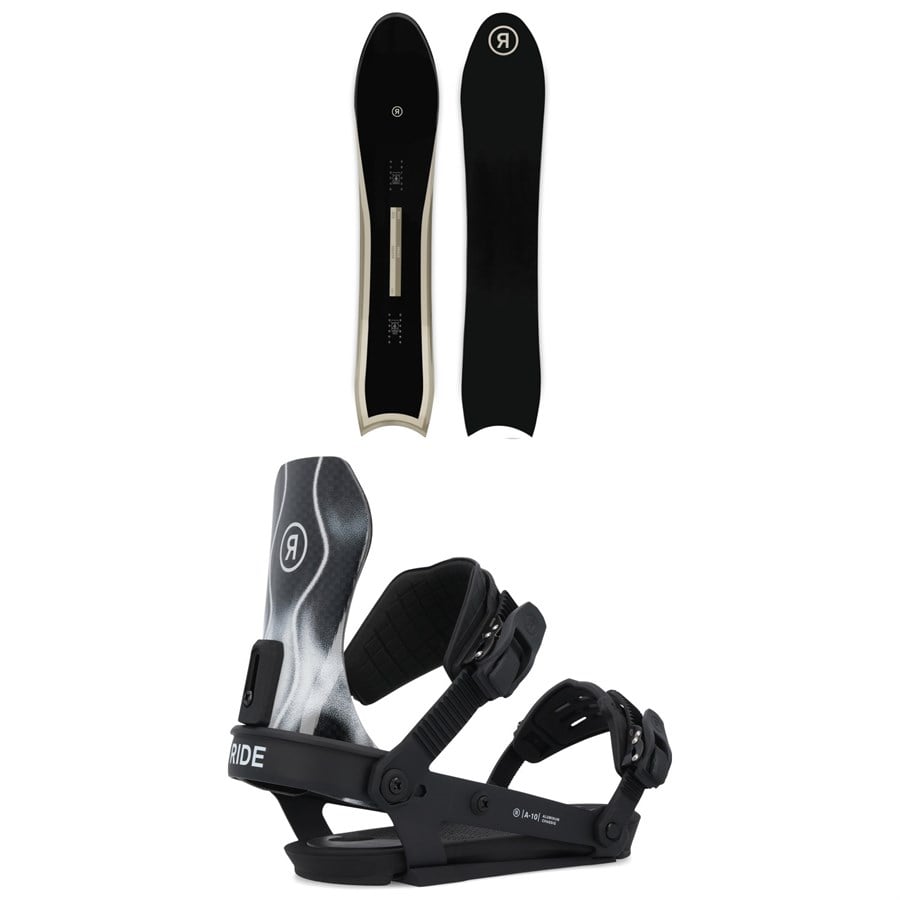 Ride Peace Seeker Snowboard + A-10 Snowboard Bindings 2025