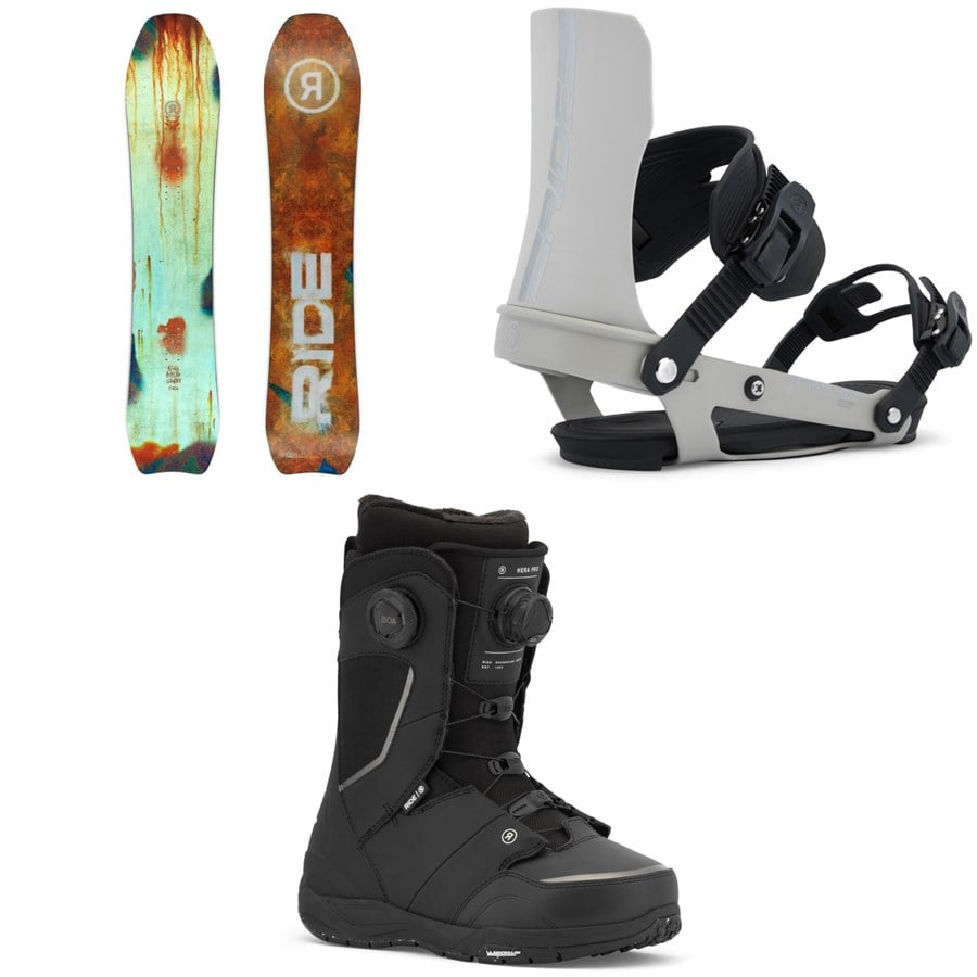 Ride Psychocandy Snowboard + Specter Snowboard Bindings + Hera Pro Snowboard Boots - Women's 2026