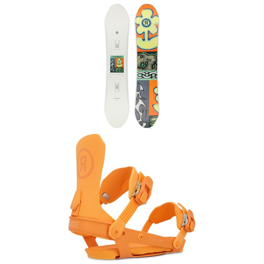 Ride Saturday Snowboard + AL-6 Snowboard Bindings - Women's 2025