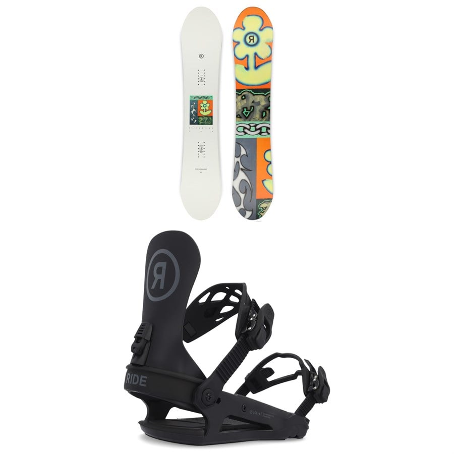 Ride Saturday Snowboard + CL-4 Snowboard Bindings - Women's 2025