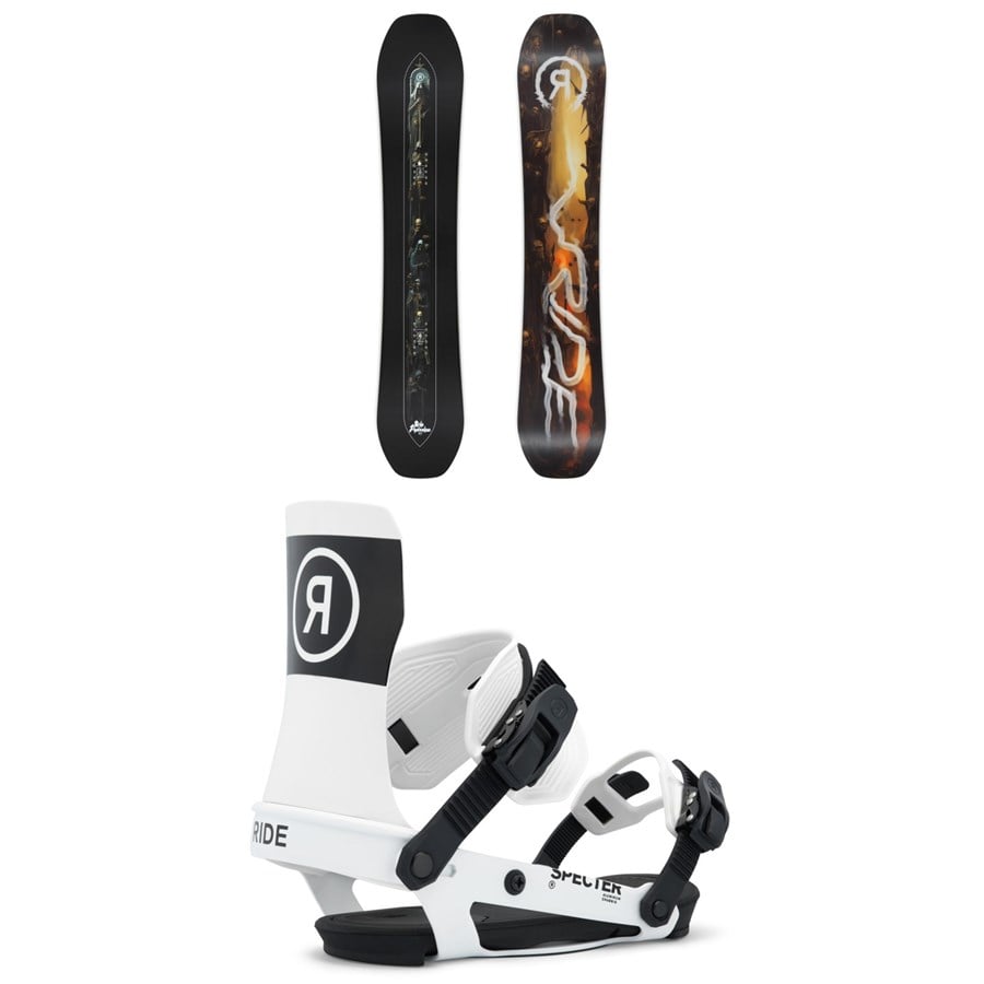 Ride Shadowban Snowboard + Specter Snowboard Bindings 2026
