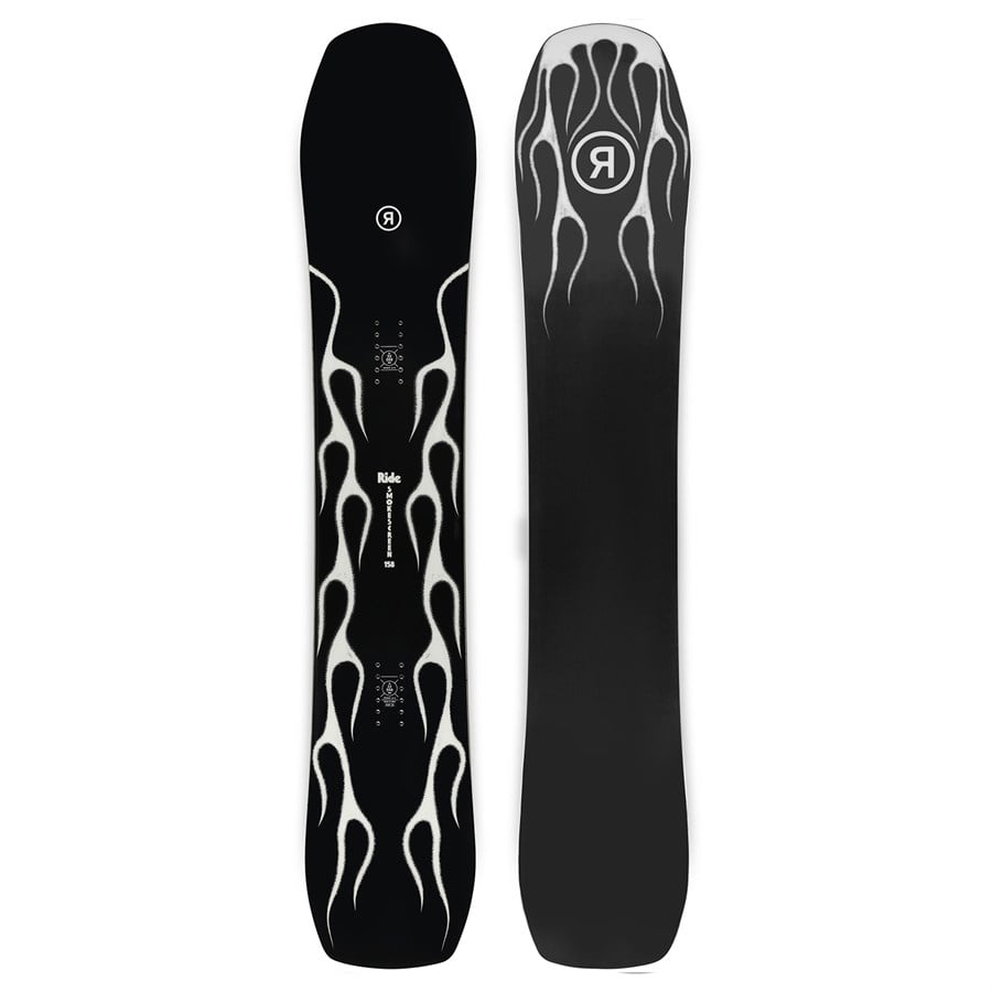 Ride Smokescreen Snowboard + C-6 Snowboard Bindings 2025